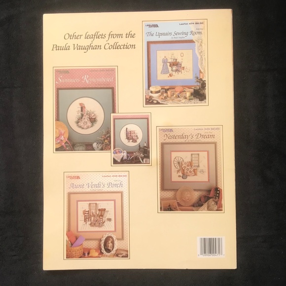 Cross Stitch Pattern Reflections of the Past Paula Vaughan Leaflet 471 Book 5 - Picture 2 of 6